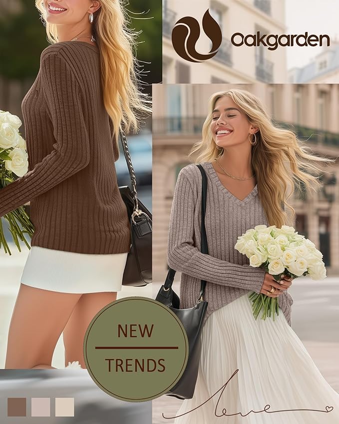 3 Pack Women's Maternity Nursing Tops, V Neck Breastfeeding Sweaters Long Sleeve Hidden Zipper Shirts