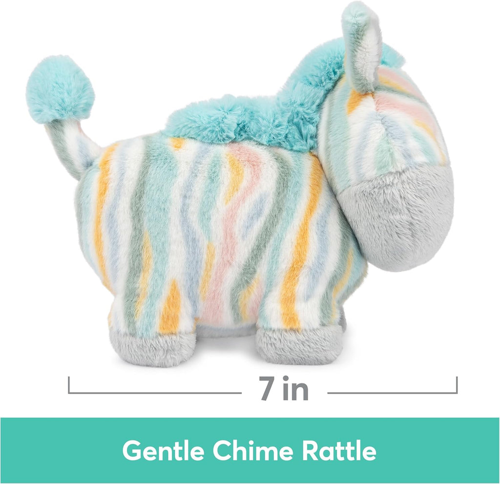 GUND Baby Safari Friends Collection Plush Zebra with Chime, Sensory Toy Stuffed Animal for Babies and Newborns, Multicolored, 7"