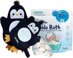 TruKid Eucalyptus Bubble Podz & BubbleGlove Set – Bubble Bath Pods and 2 Wash Gloves for Sensitive Skin