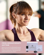 Essence Wearable Aromatherapy Nasal Diffuser – Allergy Relief Essential Oil Nose Ring Refresh Kit – Personal Scent Clip for Travel, Work & Everyday Use – Made in USA