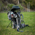 ClevrPlus Urban Explorer Child Carrier Hiking Baby Backpack, Heather Gray