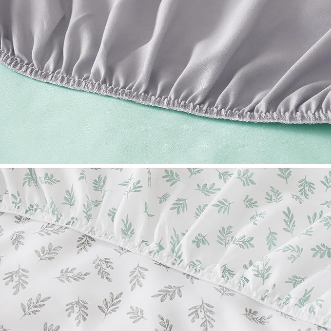 Changing Pad Cover, Diaper Changing Pad Covers 4 Pack, Fitted Baby Changing Table Sheets for 32''×16'' Change Table Pad, Cradle & Bassinet Sheets for Boys & Girls, Soft & Breathable