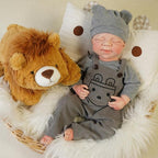 Lifelike Reborn Baby Dolls Boy - 18-Inch Baby Soft Body Realistic-Newborn Baby Doll Full Silicone Baby Dolls with Toy & Gift Box for Kids