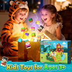 Soyee 150PCS Magnetic Blocks - Magnetic Building Blocks Stacking Magnets Toys for Kids Montessori Sensory STEM Toddler Construction Toys for Ages 3-5 5-7 8-13 Christmas Birthday Gifts