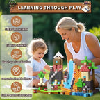 Magnetic Blocks, Magnetic Building Blocks, 3D Construction Build Toys, STEM Sensory Magnet Cubes (Multicolor-300PCS)