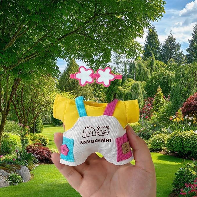 2 Sets Clothes for 17cm Doll, Cute Doll Clothes and Accessories, Outfit Sets 2025 Fashion Style