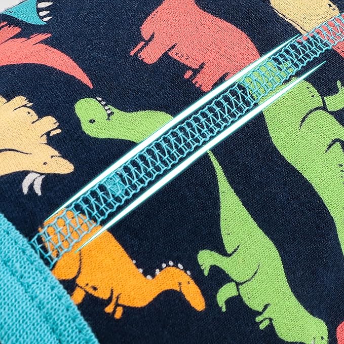 MooMoo Baby 8 Packs Potty Training Pants Cotton Absorbent Training Underwear for Toddler Boy and Girls 2T-9T