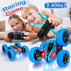 FREE TO FLY Remote Control Car Boys Toys: 360 Flip Rc Cars 2.4Ghz Double-Sided Rotating Stunt Car 6 7 8 9 10 11 12 Year Old Kids Girls Outdoor Indoor