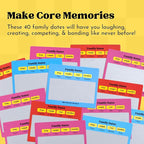 Family Dates 40 Scratch Off Cards – Fun Activities & Date Night Ideas for Kids and Parents – Adventure Card Game for Families – Unique Gift for Family Nights, Holidays, or Birthdays