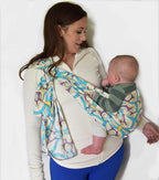 Lite-on-Shoulder Ring/Pouch Baby Sling Fish Tail
