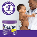 Desitin Maximum Strength Baby Diaper Rash Cream with 40% Zinc Oxide for Treatment, Relief & Prevention, Hypoallergenic, Phthalate- & Paraben-Free Paste, 16 oz (Pack of 2)