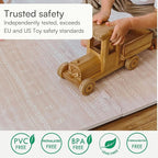 Lillefolk Baby Play Mat for Floor – 4x6ft Dusk | Soft Non Toxic Premium EVA Foam Tiles for Tummy Time, Crawling & Playroom – Waterproof Interlocking Floor Mat for Babies & Toddlers (6 Tiles)