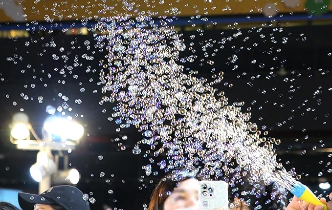 Uncle Bubble Confetti Bubbler 2 Sets - Kiddo Bubble Blower | Make Thousands of Tiny Bubble in One Breath with World Record Best Bubble Solution