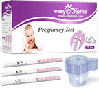 Easy@Home Pregnancy Test Strips with 20 Urine Cups – Early and Accurate Detection, Fast Results, Designed for Convenient Home Testing