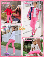 Girls Leggings Cotton Leggings for Toddler Footless Girls Pants Stretchy Baby Girl's Pants Infant Basic Leggings Size 6M -14Y