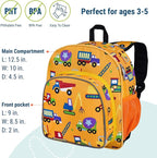 Wildkin 12-inch Kids Backpack – Padded, Adjustable, Ideal for Daycare & Travel - Under Construction