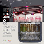 Signature UV LED Waterless Baby Bottle Sanitizer Large Capacity UV All-in-One Household Cleaning Sanitizing (Bianca White)