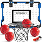 Indoor Basketball Hoop for Kids, Over The Door Mini Basketball Hoops, Mini Hoop with 4 Balls, Kids Basketball Hoop Sport Toys Gifts for 5 6 7 8 9 10 11 12+ Year Old Boys