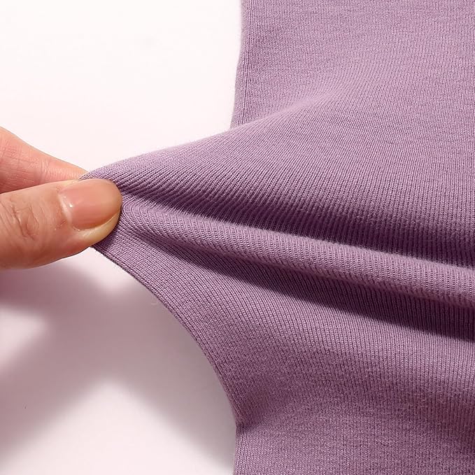 Toddler Organic Cotton Girls Leggings Casual Basic Leggings Full Length Bottom Solid Color 3 Pack