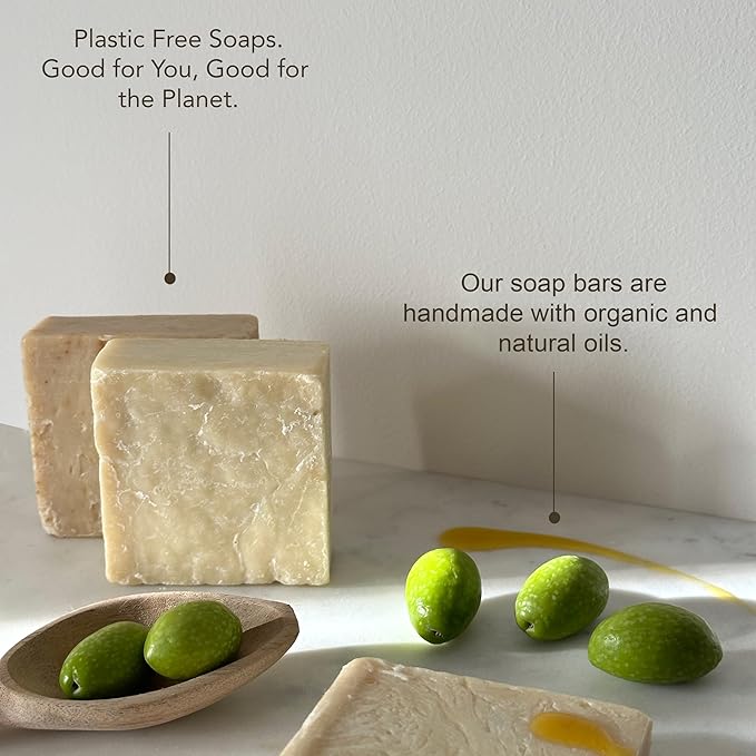 Dr.Ancient Bittim Soap + Aleppo Soap Organic Natural Vegan Traditional Handmade Antique - Absolutely No Chemicals!