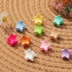 Mini Star Hair Clips, Baby Hair Clips Mini Claw Clips Cute Jaw Clips Hair Pins Hair Barrettes Toddler Hair Accessories for Women Girls Kids Teens 100Pcs Colorful