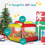 Kids Ball Pit Pop Up Large Tent for Toddlers - Indoor & Outdoor Gift Toys for Infants Girls & Boys, Baby Playpen with Zipper Storage Bag, BallPit Balls Not Included