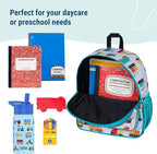 Wildkin 12-inch Kids Backpack – Padded, Adjustable, Ideal for Daycare & Travel - Modern