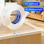 Clear Soft Corner Protectors for Furniture Strip,0.8in x9.84FT,Sharp Edge & Table Bumper,Window Edge,Wall Protector, Soft Corner Guards Safe for Proof,Table Corner Protectors in Family