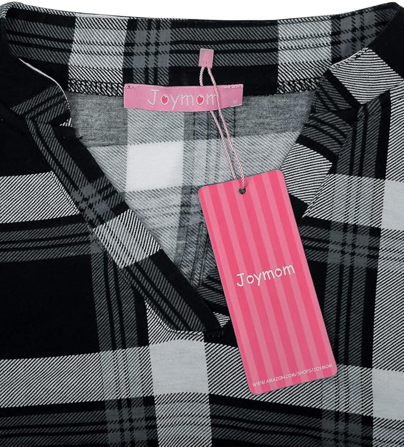 Joymom Maternity Rolled Long Sleeve Nursing Tops Tunic Blouses Breastfeeding