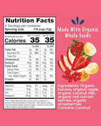 Amara Smoothie Melts - Mixed Red Berries - Baby Snacks Made With Fruits and Vegetables - Healthy Toddler Snacks For Your Kids Lunch Box - Organic Plant Based Yogurt Melts - 6 Resealable Bags