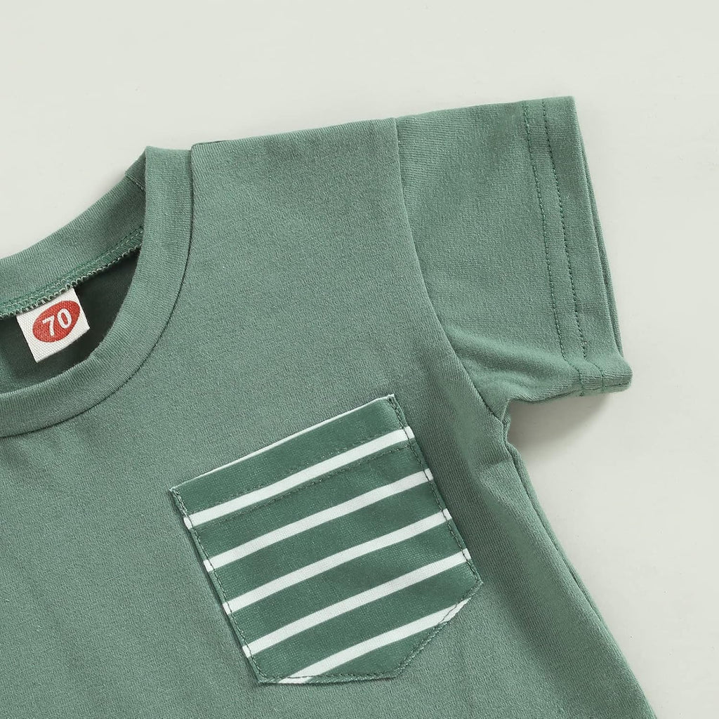 Mubineo Infant Toddler Baby Boy Summer T Shirt Shorts Outfits Short Sleeve Tee Tops Clothes Set