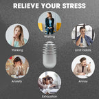 Fidget Toys Fidget Clicker Magnetic Metal Capsule Fidget Toys Fidget Slider, EDC Fidget Toy for Adults Teens, ADHD Anxiety Stress Relief Toys, Gift for Boyfriend, Husband and Father (Silver)