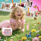 Mini Karaoke Machine for Kids Girls: Unicorn Portable Bluetooth Speakers with 2 Wireless Mic Birthday Gifts for 5 6 7 8 9 10 11 Years Teens Toys for Girls Age 4-6 7 8 9 Years Old Girl Gifts Pink