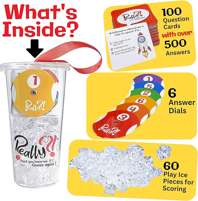 Really?! Think You Know Me? Guess Again - Hilarious Family Game Night Ice Breakers, Conversation Cards to Get Talking
