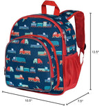 Wildkin 12-inch Kids Backpack – Padded, Adjustable, Ideal for Daycare & Travel - Transportation