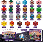Magnetic Blocks, Magnetic Building Blocks 100pcs, Magnetic Blocks for Kids Ages 4-8, Magnetic Cubes STEM Sensory Toys for Ages 3+ Toddlers Boys & Girls–Christmas Birthday Party Kids Gifts