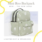 RED ROVR Mini Roo Lightweight Backpack | 6 pockets for everyday essentials (Pear Doodle)