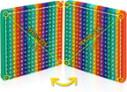 Multiplication Pop It Double Sided Math Game with Numbers Reversible on Both Sides Manipulatives Education Tool for Fidget Sensory Type Toys for Stress Relief Anxiety Autism Adults Children