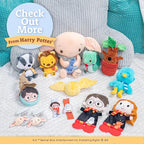 Harry Potter Dobby Plush Clip On Sensory Toys for Toddlers 1-3, Halloween Baby Toys & Learning Toys for Kids, Soft Elf Plushie Baby Halloween Toys