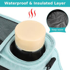 Accmor Universal Stroller Organizer with Insulated Cup Holder Detachable Phone Bag and Shoulder Strap,Stroller Bag Caddy Organizer Accessories Fits for Uppababy, Baby Jogger, Britax Strollers