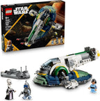 LEGO Star Wars: Attack of The Clones Jango Fett's Starship Building Toy - Pretend Play Set for Boys & Girls, Ages 9+ - Collectible Model Kit & Kids Room Decor - Gift for Birthdays - 75433