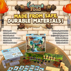 Catapult Feud Board Game – Fun Family Strategy Game for Kids & Adults 7+ – Build Castle Defenses & Launch Epic Battles – Durable – 20-Min Playtime