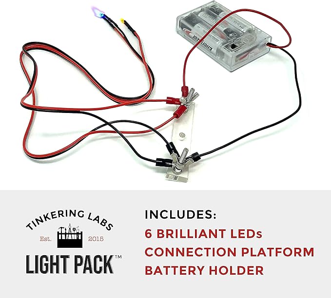Light Blast Bundle | Electric Motors Catalyst STEM Kit & Light Pack | Learn Electronics, Science for Kids 8+