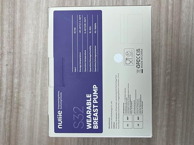 Nuliie Hands-Free Breast Pump, Wearable Breastfeeding Pump 4 Modes 9 Levels with 18/21/24MM Flange, Electric Breast Pump Portable, Replaced Pumping Accessories Included (Ghostwhite, 2 Packs)