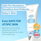 BEBESUP- 베베숲 100-Hour Moisture Barrier Baby Cream | Korean Skincare for Sensitive & Atopic Skin Ceramide Capsule Organic Rice-Infused Hypoallergenic Dermatologist Approved 6.76 fl oz