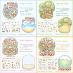 DIY 3D Sticker Scene，8 Sets Pack（500+）, Reusable Sticker Book, Cute Sets for Free Combination, Cute Waterproof for Anywhere, Crafts Party Favors Birthday Gift