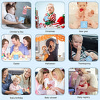 BLOOBLOOMAX Sock rattles for Babies 0-24 Months Baby Animal Foot Finder Educational Toys