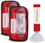 Anti-Choking Device 2 Pack – Portable Airway Suction Device & First Aid Kit for Adults & Children – Lightweight & Compact Emergency Solution for Home, Car & Travel