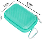 khanka Hard Carrying Case Replacement for Speks Geode Magnetic Fidget Sphere - Pentagons 12-Piece Set - Slate, Holds 24 pieces Magnetic Fidget Sphere, Case Only (Teal)