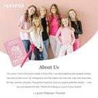 THE PONY PICK Hair Elastic Rubber Bands Cutter - Easy To Use, Pain-Free, No Hair Damage - Ponytail Tool for Kids & Toddlers (3 Packs & 50 Brown Elastics)